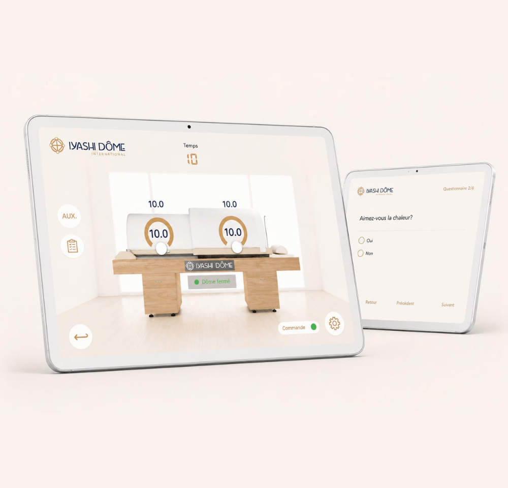 Application professionnelle Iyashi Dôme